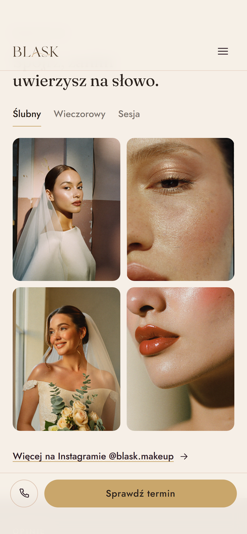 Portfolio makijaży na blask-makeup.pl