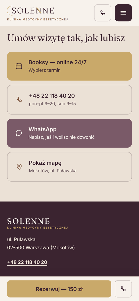 Cztery kanały rezerwacji na solenne.pl